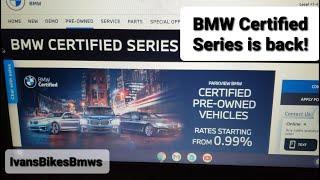 BMW Certified Series Program is Back In 2022! Here is An Overview