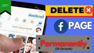 How to DELETE a Facebook PAGE Permanently I Remove FB Page (2021)