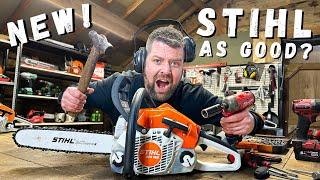 Are the NEW STIHL Chainsaws As good as the OLD? We Find Out! #chainsaw #stihl #logging #lumberjack