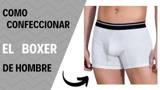 Cómo confeccionar el boxer de caballero, paso a paso.