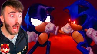 DARK SONIC VS SONIC.EXE LA PELICULA *MUY EPICO* LA BATALLA DEFINITIVA  | VIDEOREACCION LEON PICARON