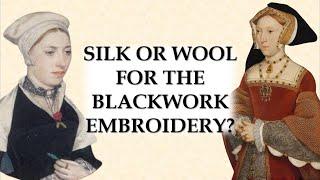 Let's Play a Game! Guess if Silk or Wool was Used for the Blackwork Embroidery in Holbein Portraits