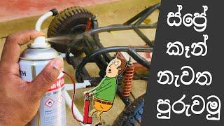 Refill Spray Paint Can  DIY Sinhala