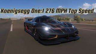 Koenigsegg One:1 276 MPH Top Speed Run- Forza Horizon 5