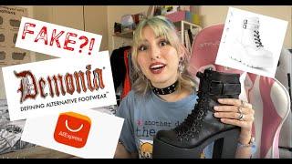 Fake Demonias from Aliexpress?! Best shoes for Beginners? #Platformshoes #Demonia #Aliexpress