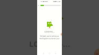 Duolingo app installe English language learners 