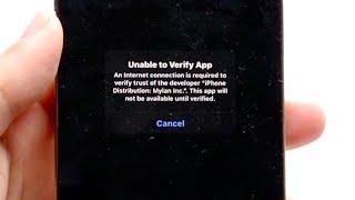 How To FIX Unable To Verify App On iPhone! (2024)