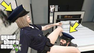 Michael Stole Franklin's Police Girlfriend In GTA 5 Story Mode! (Secret Mission)