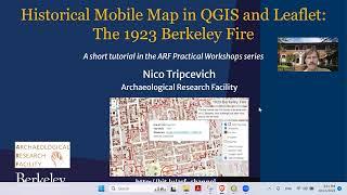 Building the Berkeley Fire 1923 Leaflet map