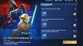 MLBB STAR WARS DRAW!HOW MUCH?!in 7 Spins, we get  EPIC SKINS??#starwars