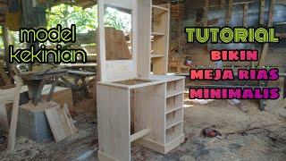 bikin meja rias minimalis modern kekinian part 2