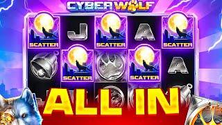 ALL IN В CYBER WOLF! ПОЙМАЛ РЕТРИГЕР? БОНУСКА ЗА ******Р! ВСЕ ИЛИ НИЧЕГО