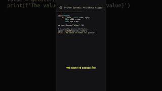Dynamic attribute access in Python!