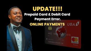 UPDATE!!! Online Payment Error | Debit Card Payment Error | Pay on Any Website Using Prepaid Card