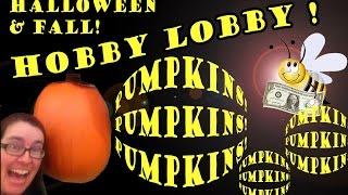 Hobby Lobby Halloween and Fall Decor PUMPKINS PUMPKINS PUMPKINS!