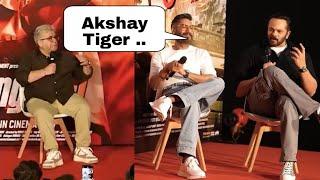 Ajay Devgan Reaction On Akshay Kumar, Tiger Shroff In Singham again, Rohit Shetty