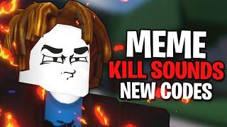 NEW MEME CUSTOM KILL SOUNDS | ROBLOX Strongest Battlegrounds Custom kill sound ids