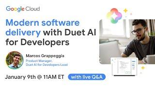 Modern Software Delivery with Duet AI for Developers