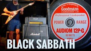 The Classic Black Sabbath Guitar Speakers - Goodman Audiom 12P