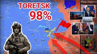 Toretsk 98% captured | Pokrovsk supply route was reached [14 January 2025]