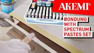 Perfect mitre bonding with AKEMI Spectrum Pastes Bonding & Repair Set