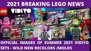 Wild New Minifig Molds+Recolors, Not Much Else! LEGO Vidiyo Summer 2021 Official Reveal Images