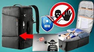 Inateck 42 Liter Reiserucksack Laptoptasche mit Diebstahlschutz & RFID Protection - Unboxing