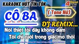 Karaoke Cô Ba Remix Tone Nữ DJ Cực Xung Hát Đám Cưới !