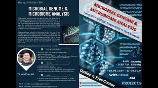 MICROBIAL GENOME & MICROBIOME ANALYSIS 25/07/2024