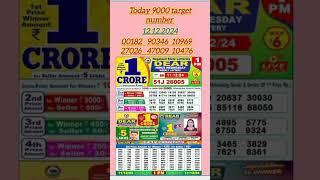 9000 lottery target number| dear  lottery target number | lottery target number |#shortsfeed #shorts