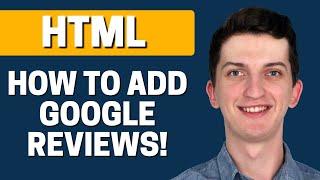How To Add Google Reviews To HTML Website