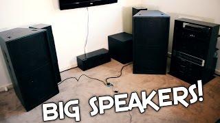 MINI EBAY AMP vs LARGE SPEAKERS