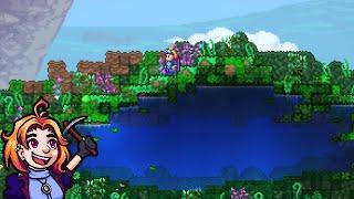 How to Build 3D Lakes & Ponds in Terraria | Build Bites