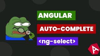 Autcomplete in angular | ng-select