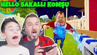 SAKALLI KOMŞUNUN GİZEMLİ KONTROL ODASI! | (hello neighbor-scary teacher gibi) DARK RIDDLE OYNUYORUZ!