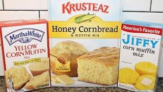 Corn Muffin Mix Blind Taste Test: Martha White vs Krusteaz vs Jiffy