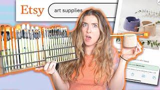 I Bought ETSY Art Supplies..*you can't buy this in stores??*