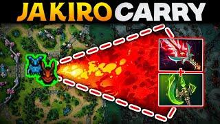 Jakiro 1000GPM Carry Bloodthorn + Parasma 30KillsInsane Burst Damage | Dota 2