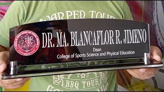 Table name Plate on Acrylic Materials for DR. MA Blancaflor