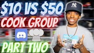 $10 vs $50 Cook Group Part 2 | How Much Is The Best Sneaker Cook Group?