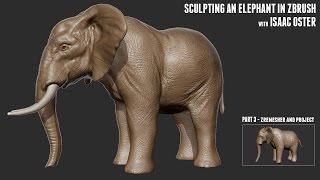 Sculpting an Elephant with Isaac Oster - Part 3