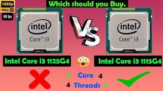 Intel Core i3 1125G4  i3 1115G4 ||Processor Compare||