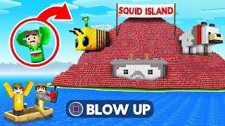 We BLEW UP SQUID ISLAND In Minecraft... (The End?)