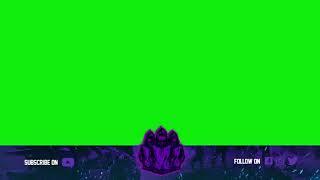 Free Animated Gaming Overlay | Green Screen Free Overlay |