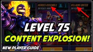 New Player Guide For Level 75! | Iso8, New Campaigns, Dark Dimension Planning! | Marvel Strike Force
