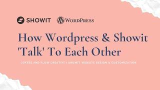 How do I blog with Wordpress and Showit?