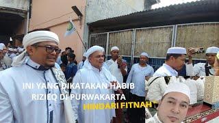 HABIB RIZIEQ AJAK JANGAN TIMBULKAN FITNAH #luthfibamala #habibrizieq #tausyah