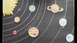 Learn how to draw Solar System | Kids Art video