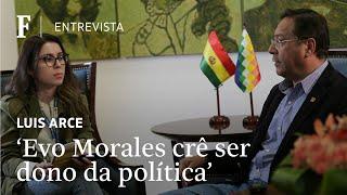 Evo Morales crê ser dono da política; para nós, ela é do povo, diz Luis Arce à Folha