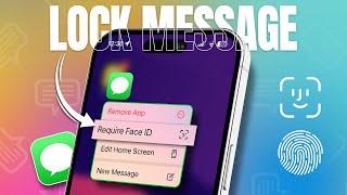 How to Lock iMessage with Face ID or Touch ID on iPhone